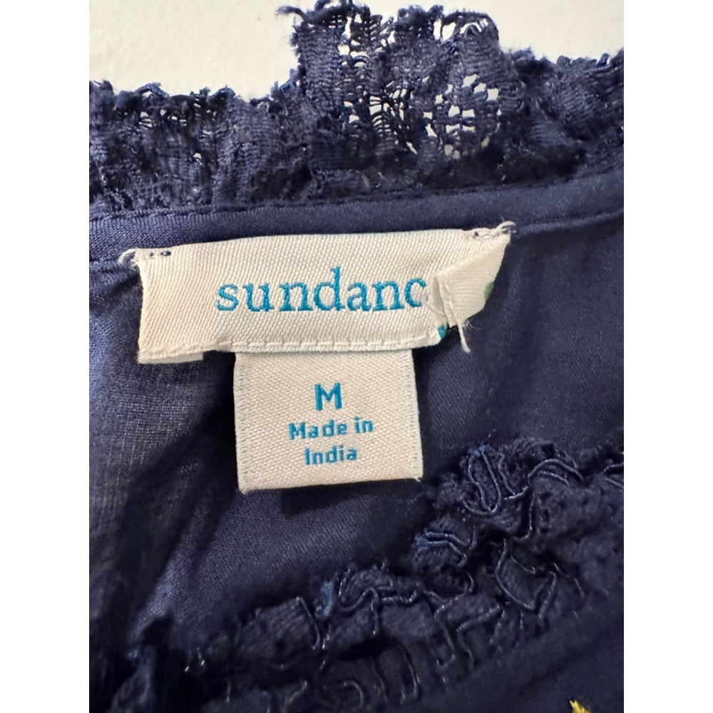 Sundance Florentina Embroidery Butterfly Lace Blouse Medium - Picture 13 of 14